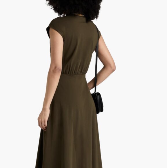 FRAME Cotton Midi Dress Size S - Picture 4 of 7